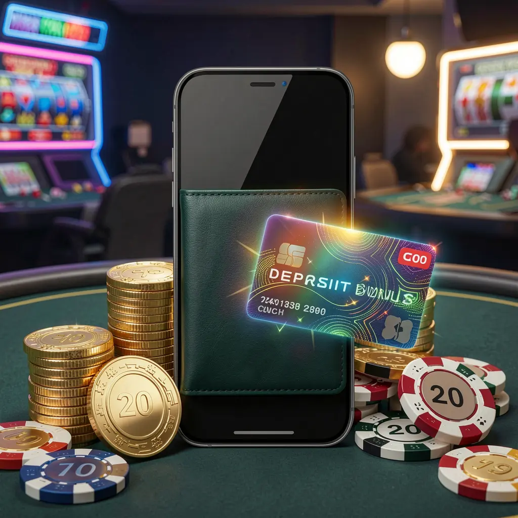 T688 deposit bonus concept featuring a smartphone wallet with a glowing payment card, surrounded by golden coins and poker chips in a modern mobile casino style T688 deposit bonus concept featuring a smartphone wallet with a glowing payment card, surrounded by golden coins and poker chips in a modern mobile casino style